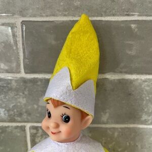 Yellow Elf Doll, Christmas Cadets Posable Holiday Elves
